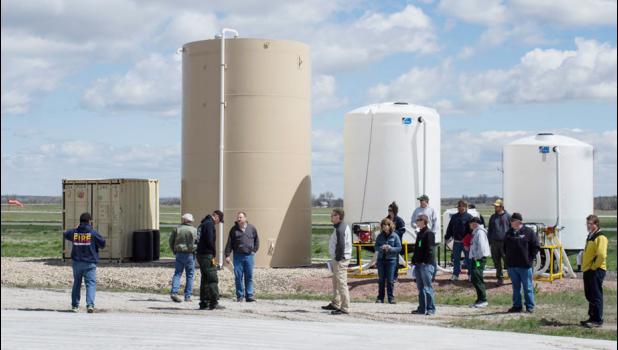 This photo was taken at the SEAT Base Manager class offered at the Nebraska Wildland Fire Academy last spring.