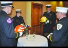 A ceremony was held to honor those who could not be at the table at the annual banquet of the Nebraska State Volunteer Firefighters Association.