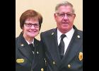 	The Nebraska State Volunteer Firefighters Association Annual Conference was held October 19-21 in Kearney. Marlene Bomar was elected President of the Nebraska State Volunteer Firefighters Association. John Bomar was elected Director of the National Volunteer Fire Council. There was a first for the NSVFA. John proudly served as President of the Nebraska State Volunteer Firefighters Association in 1988 and now Marlene is proudly serving in 2017, 29 years later and history has been made. They are the first hu
