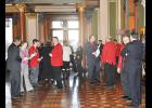 The IFA will sponsor a Legislative breakfast on Jan. 27 at Room 116 of the Capitol building in Des Moines. This photo was taken at last year's breakfast.
