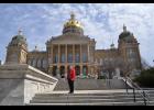 IFA President on the steps of the State Capitol in Des Moines.
