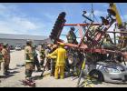 The 2024 South Dakota State Fire School was held June 13-15 at Lake Area Technical College in Watertown with 535 firefighters taking part. Performance Towing of Watertown set up some challenging extrication class scenes. 