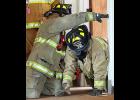 A scene from training at last year's fire school.