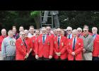 Officers and past officers of the IFA at the IFA Memorial Service at Coralville on June 8.