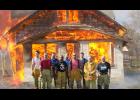 Certified Firefighting class of 2016 Mount Vernon, SD! Back row from left to right: Ross Kieffer, Jordan Peskey, Ben Donker, and Colin Spinar. Front: Steve Nussbaum, Shawn Davis, Thom Scharfenberg, Brian Baldwin, and Marshall Chewakin.