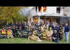 The Warren County Fire Academy scheduled a house burn as part of the cadets training program during the Firefighter I course, which took place in Indianola. The burn took place at Maffitt Lake, southwest of Des Moines, in October of last year. Departments represented in the academy were Northern Warren, Runnells (Camp Township) and Indianola. The group photo shows the cadets with their training instructors. Photo submitted by Joe Solem.