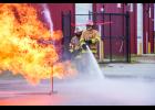 This training photo was taken at Nebraska Fire School by Taylor Anderson.