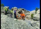 A 21-year-old female hiking on Mount Baldy was rescued by with the help of a helicopter Thursday, July 16, 2020. Battle Creek Fire Protection District, un-incorpor-ated Pennington County.
